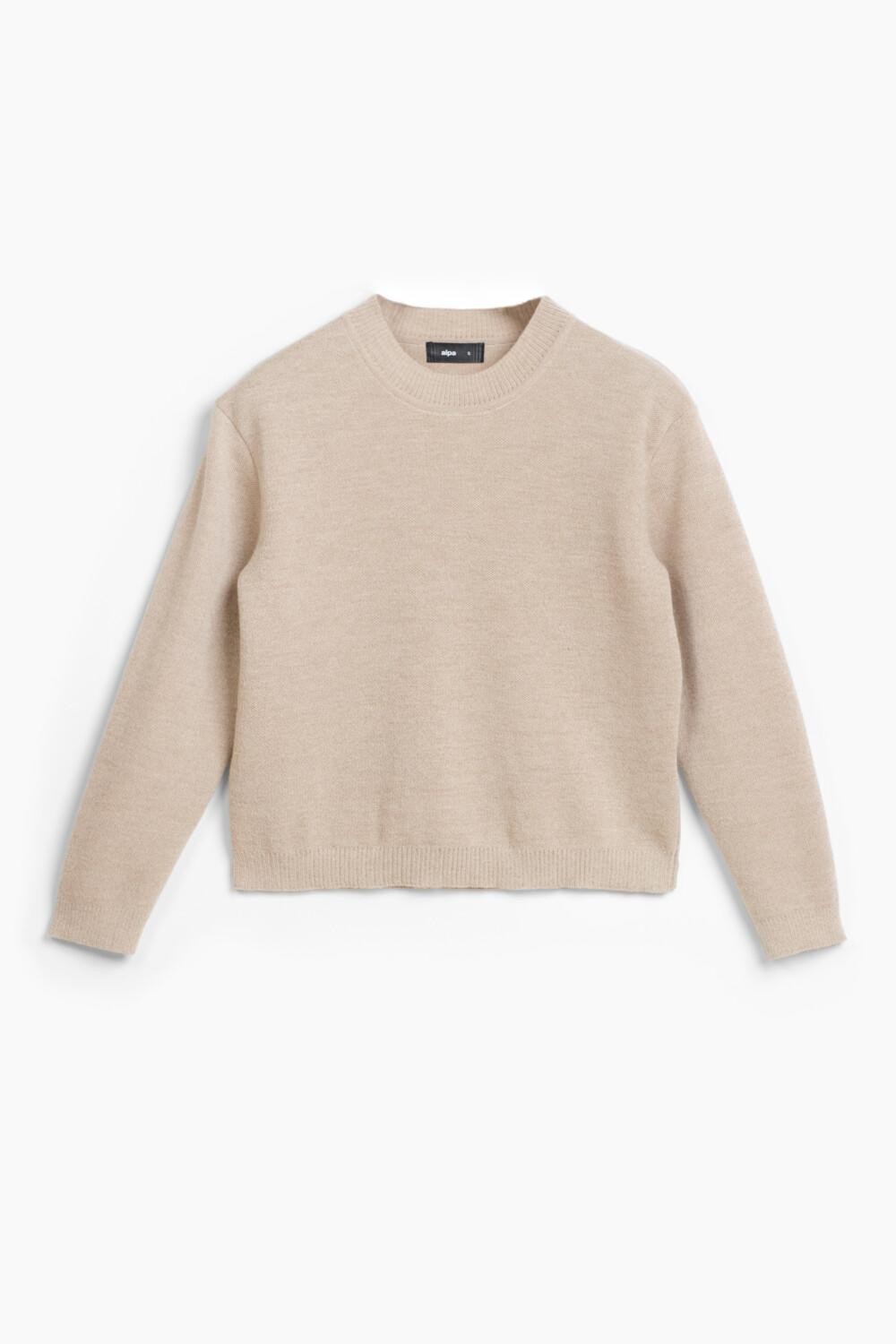 Sees-neule, beige - Image 6