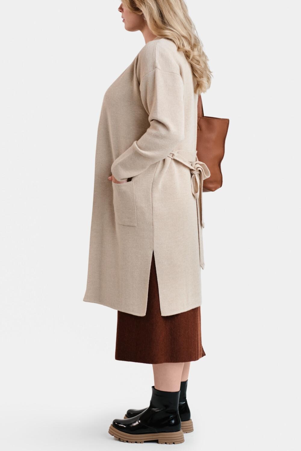 Forward-neuletakki, beige - Image 2