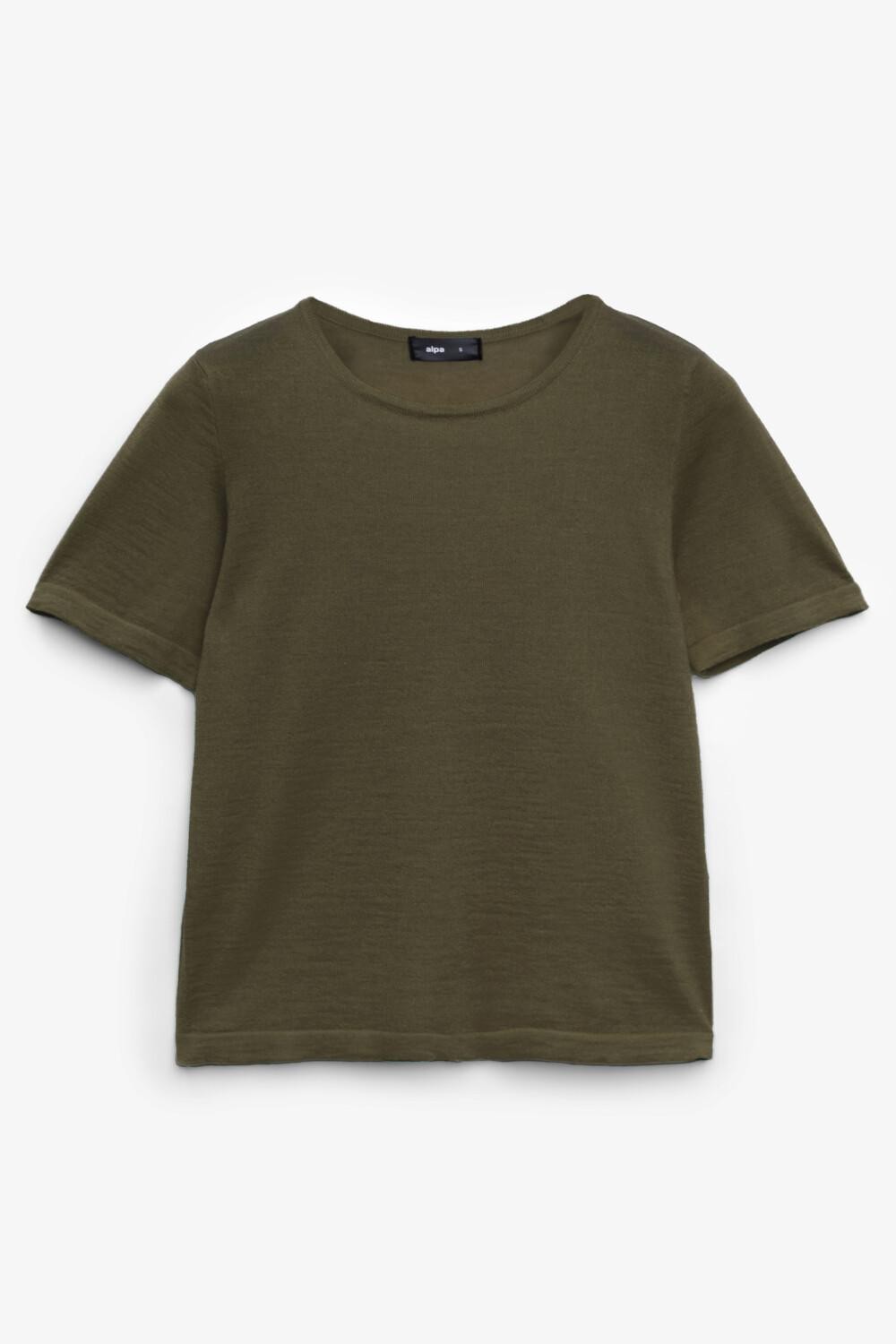 Simple t-paita, tumma oliivi - Image 3