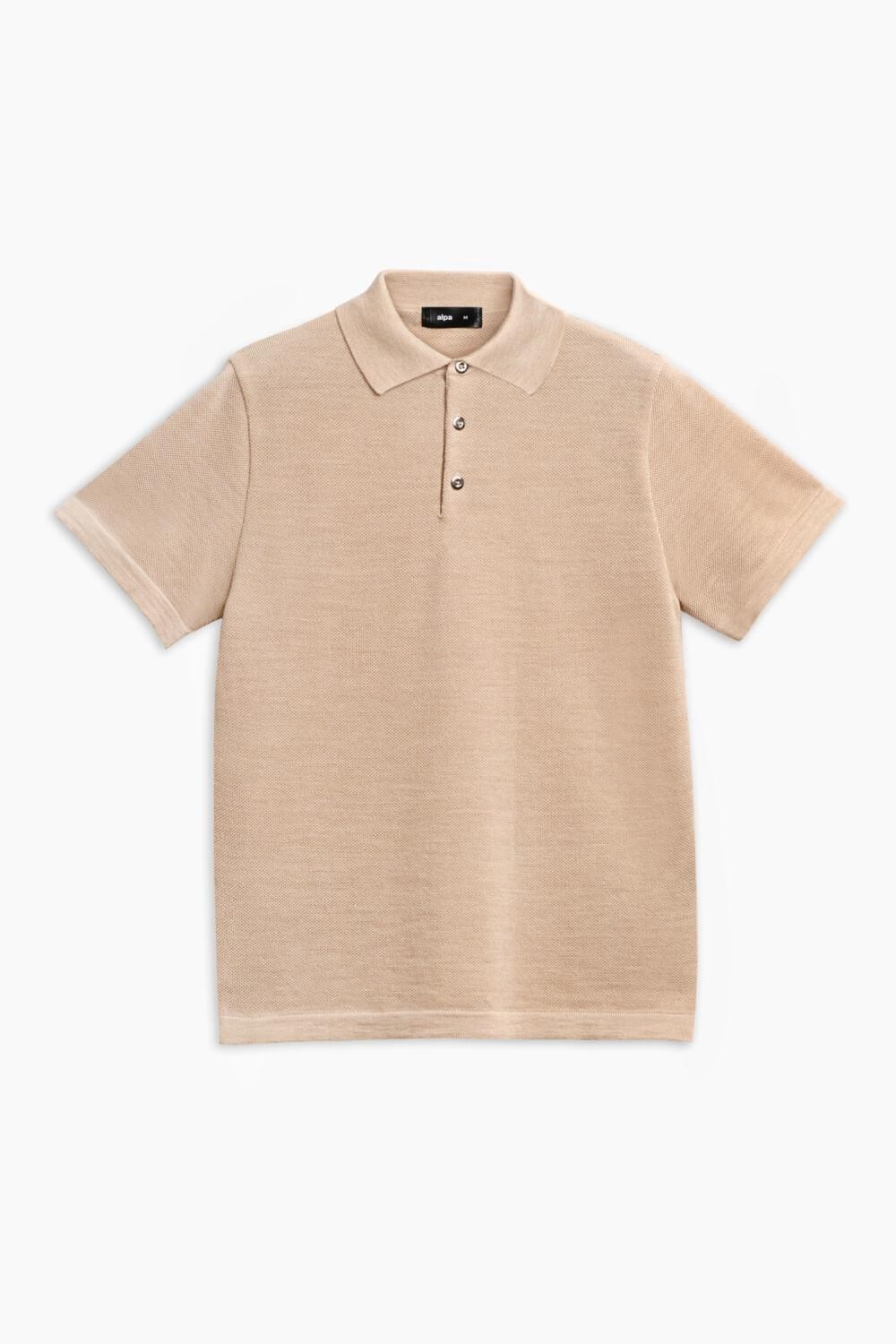 Eagle pikeepaita, beige - Image 6