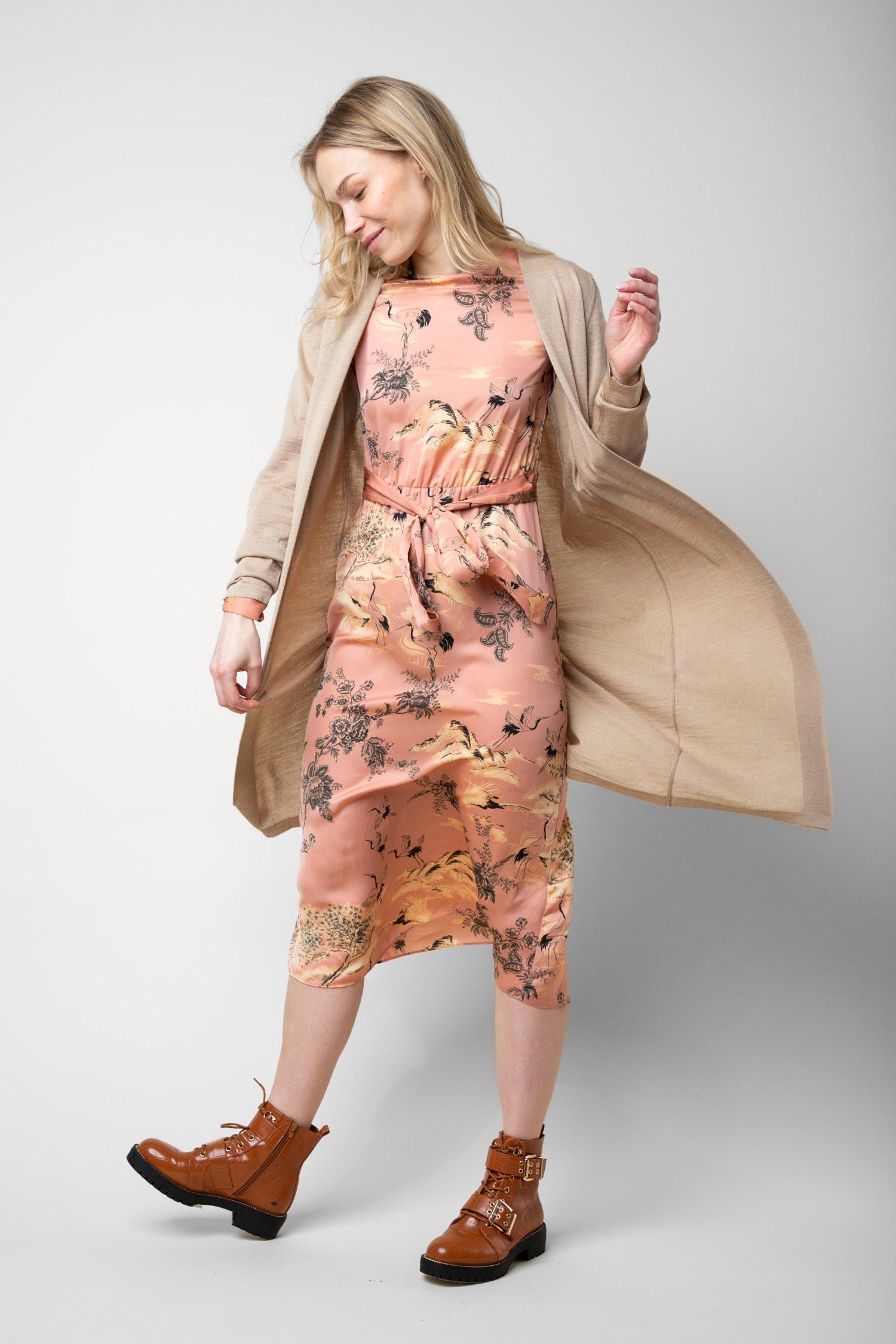 Swan- ohut neuletakki, Hiekka, XS, 1 LK, #6413