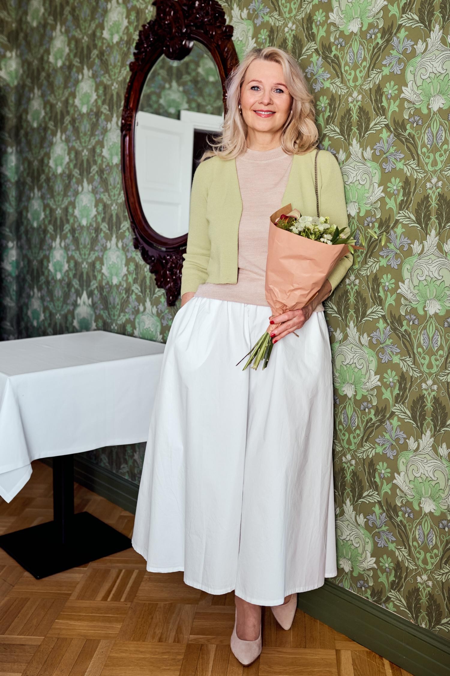 Haiku-neuletakki, päärynä - Image 5