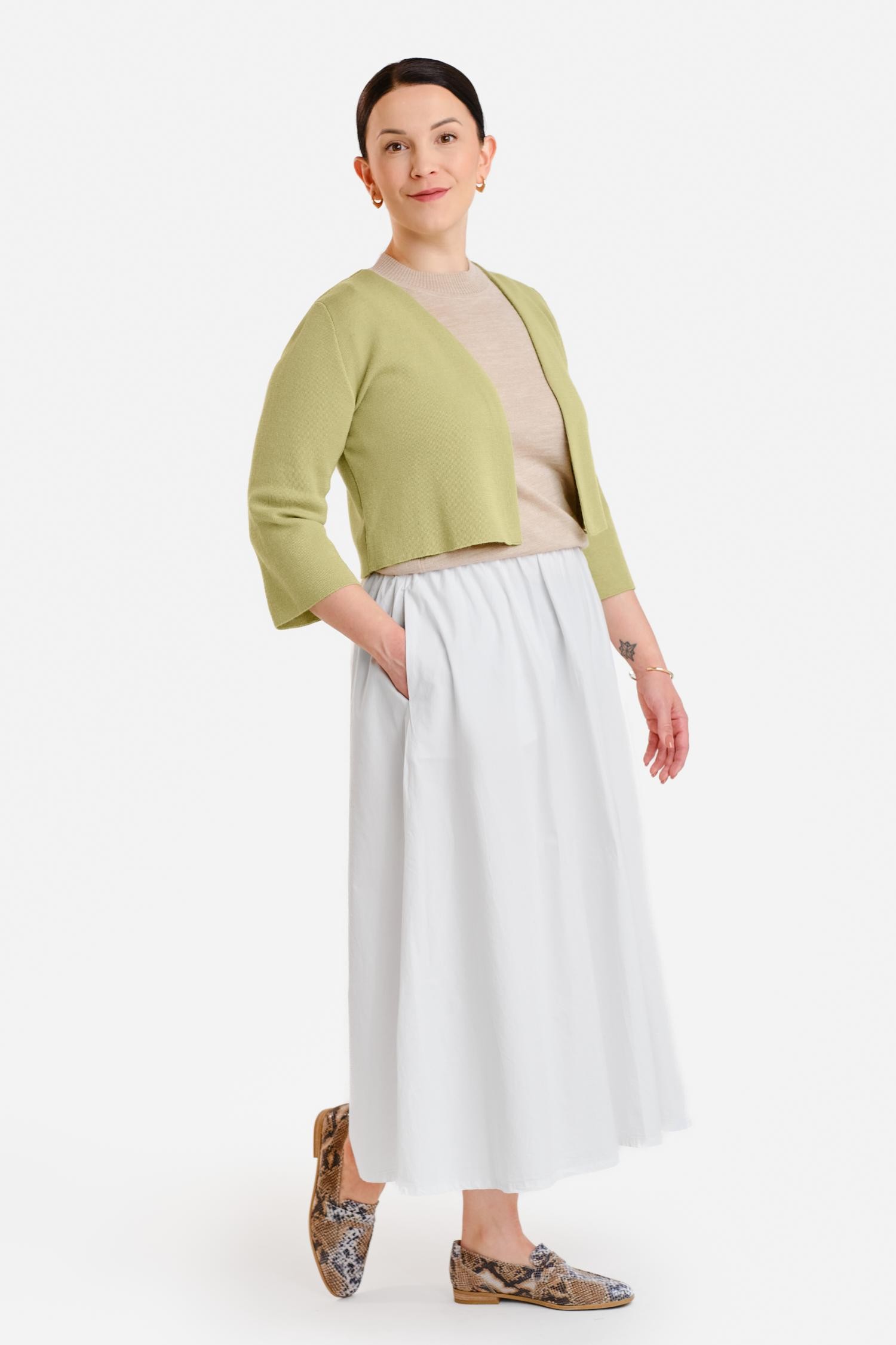 Haiku-neuletakki, päärynä