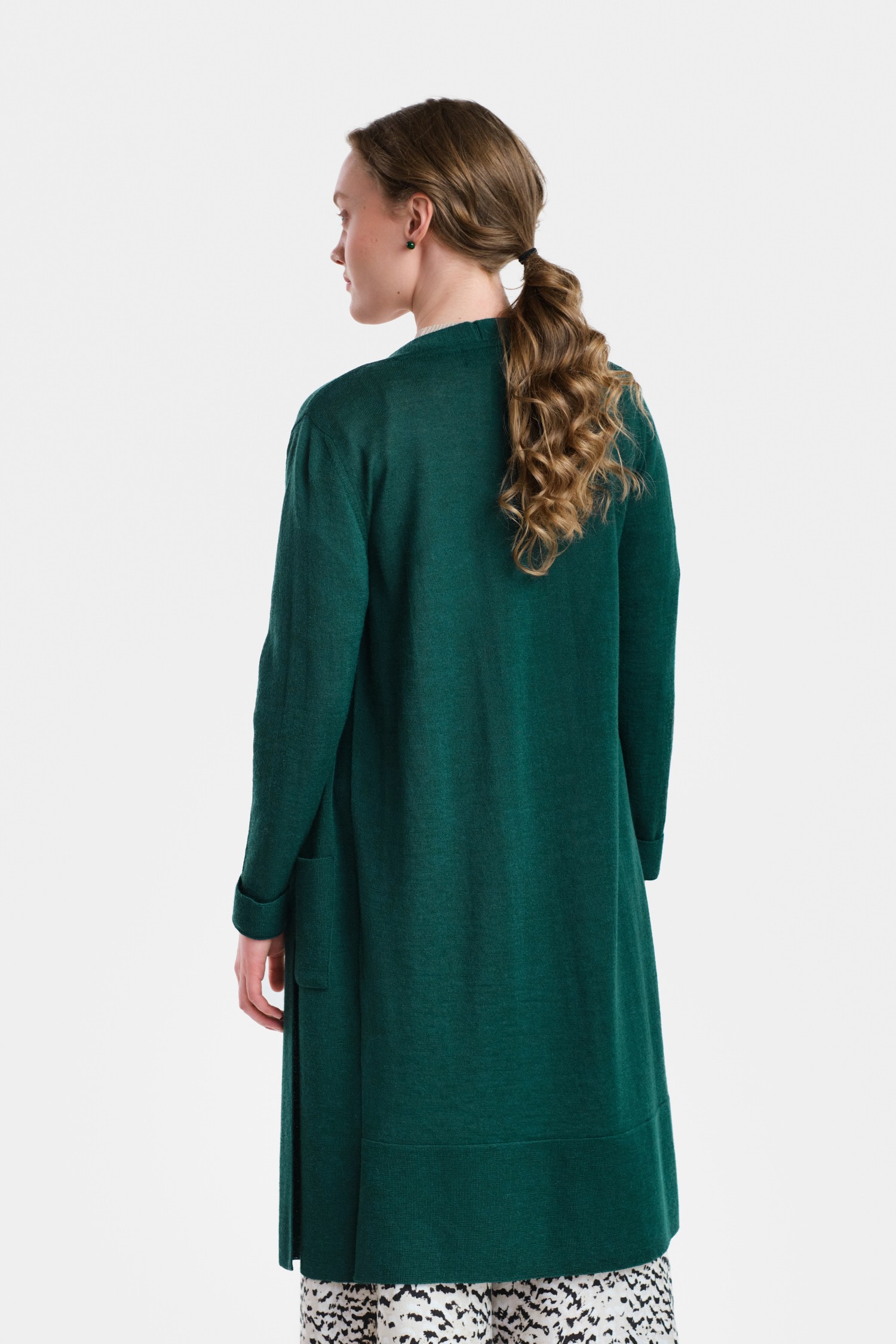 Joy-neuletakki, havunvihreä - Image 4