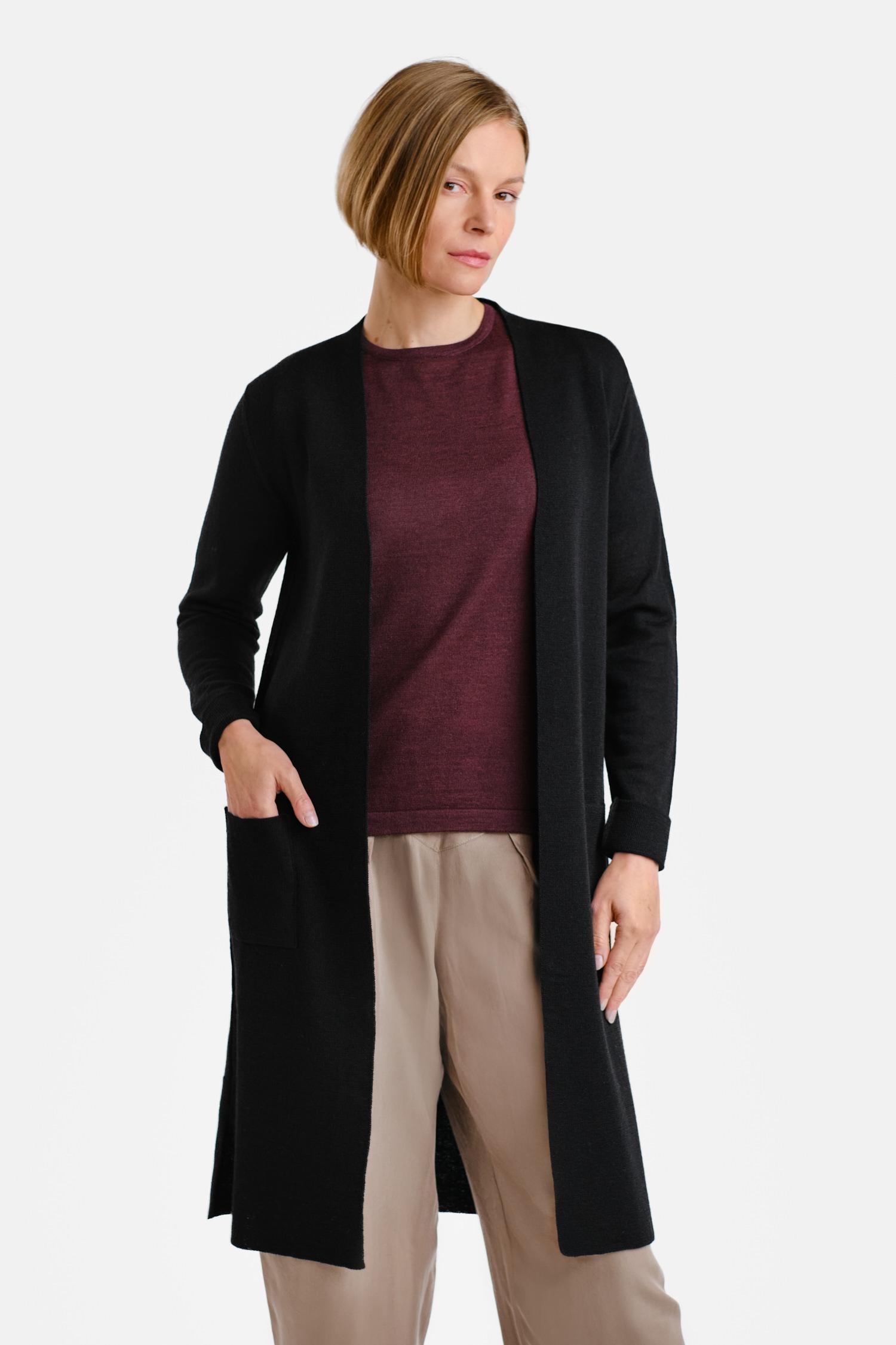 Joy-neuletakki, musta - Image 3