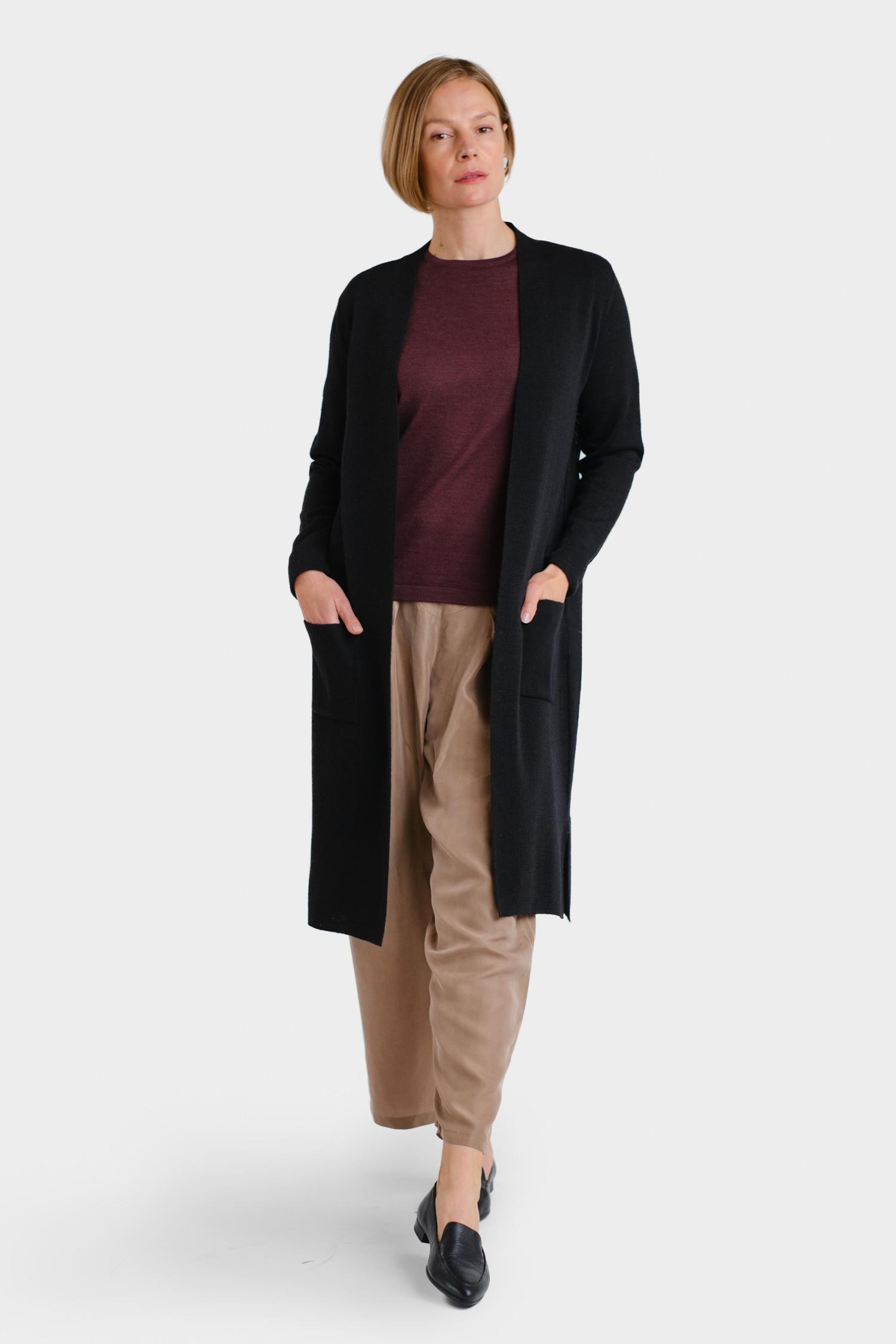 Joy-neuletakki, musta - Image 2