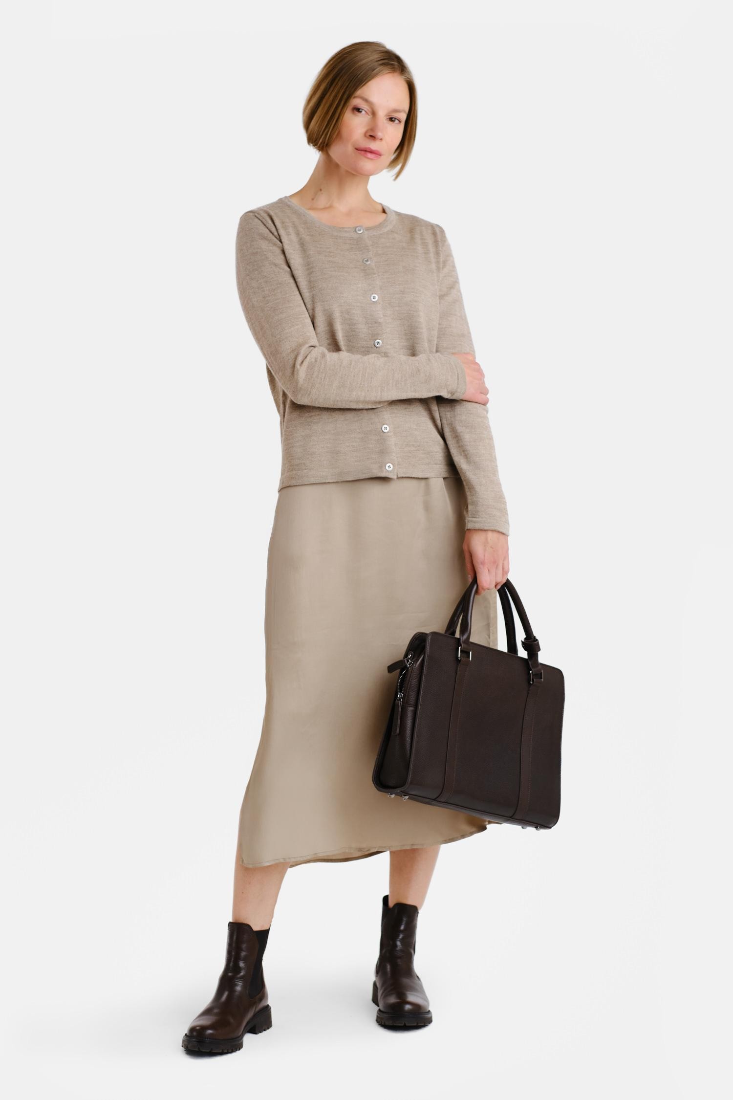 Serene-neuletakki 2.0, greige - Image 2