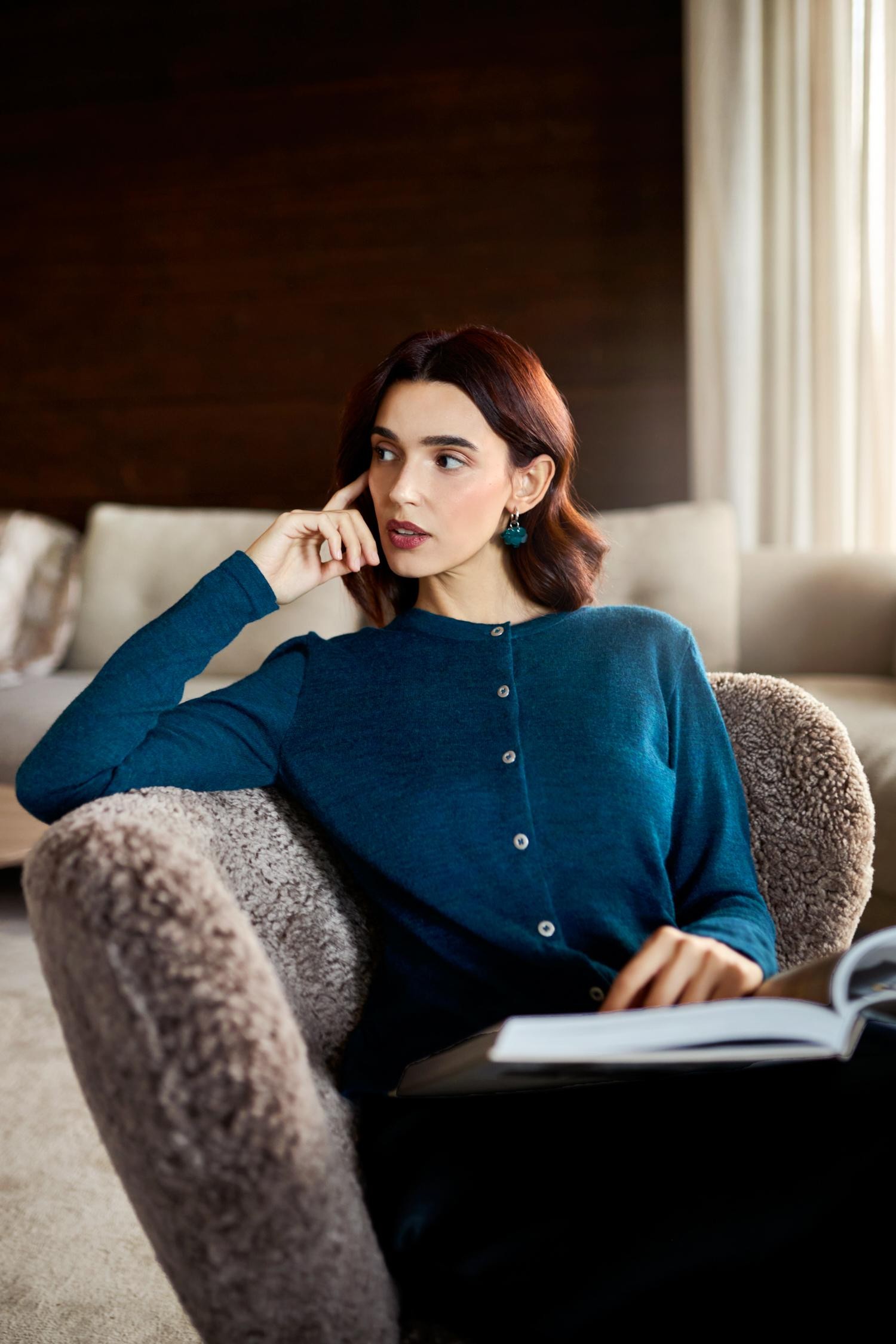 Serene-neuletakki 2.0, petrooli - Image 2