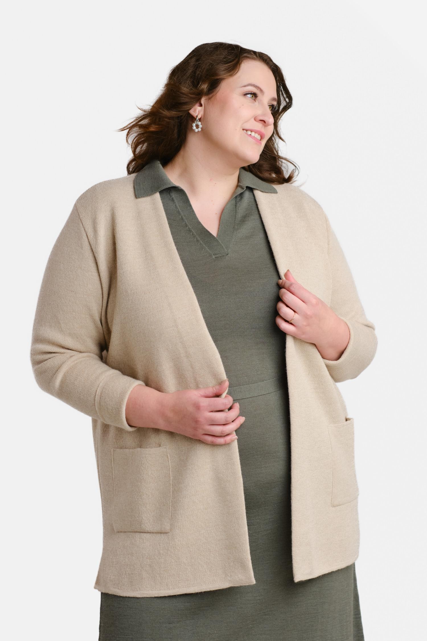 Woods-neuletakki, beige - Image 2