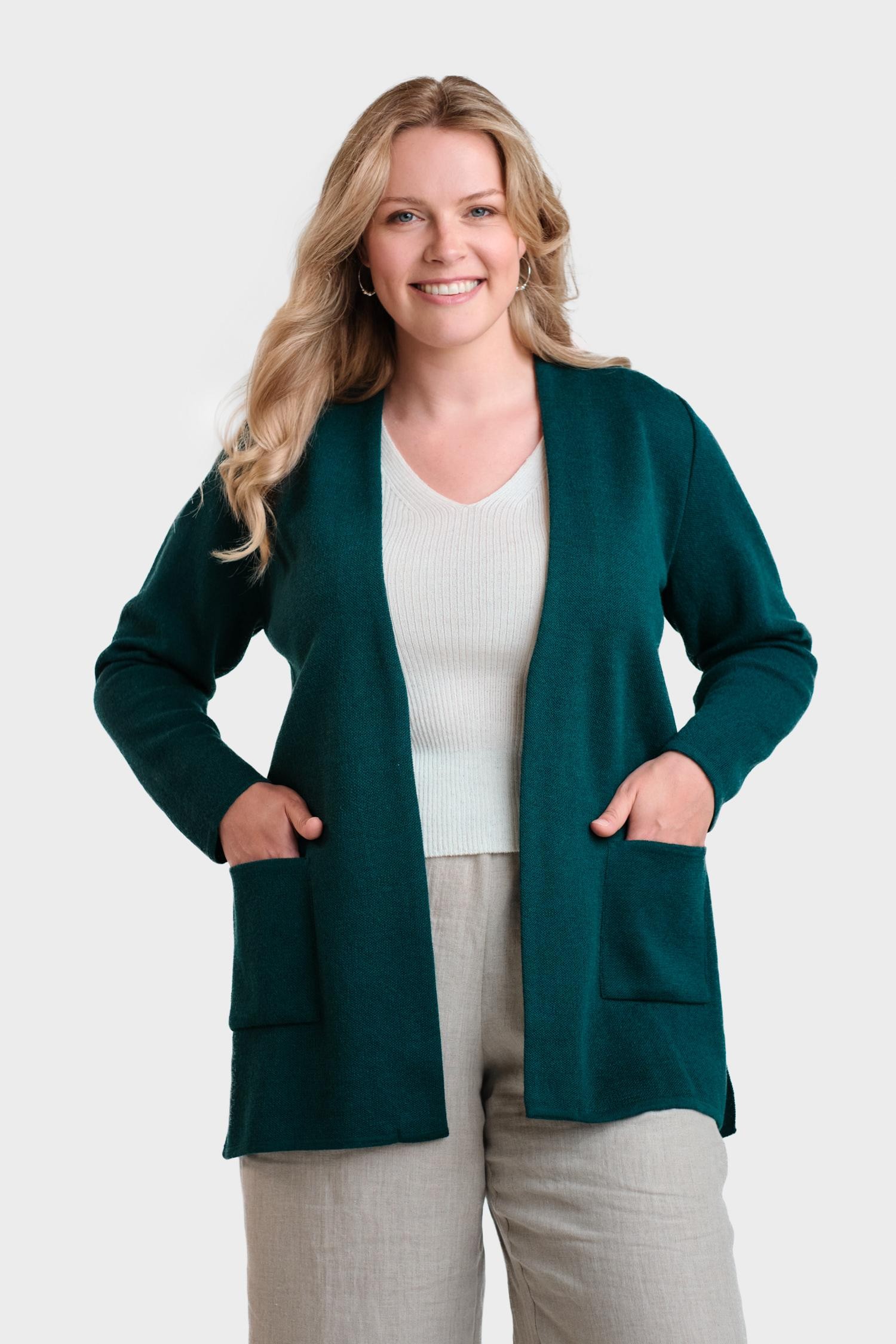 Woods-neuletakki, havunvihreä - Image 2