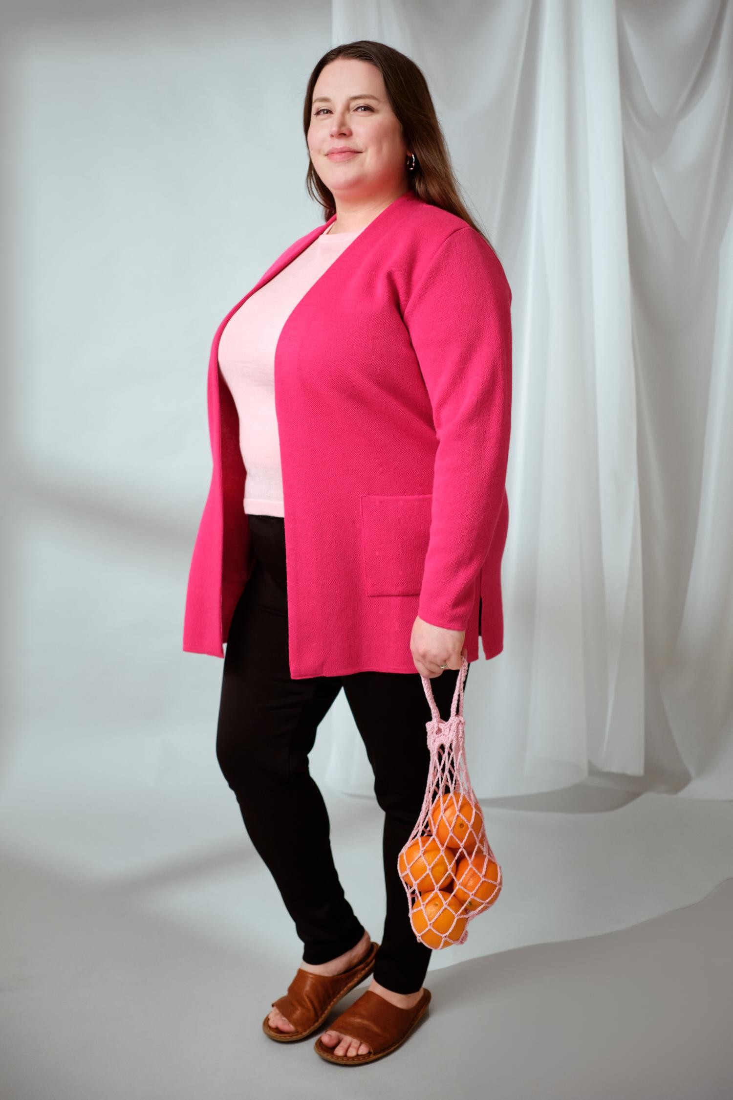 Woods-neuletakki, pinkki - Image 4