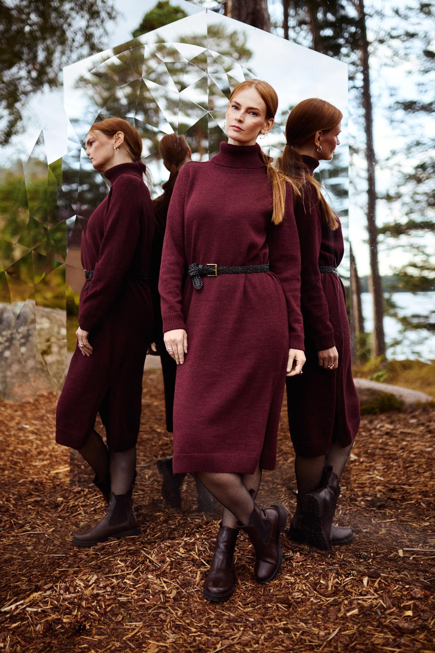 Cozy-maksimekko, bordeaux - Image 2