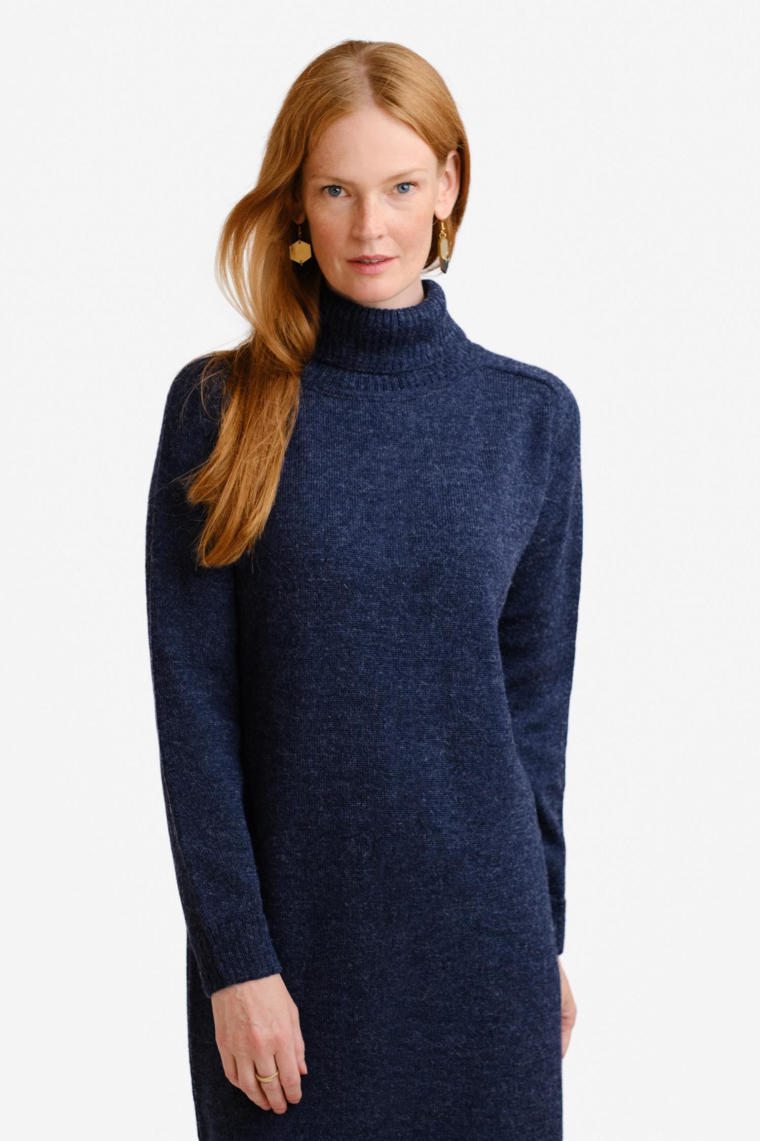 Cozy-maksimekko, indigo - Image 2