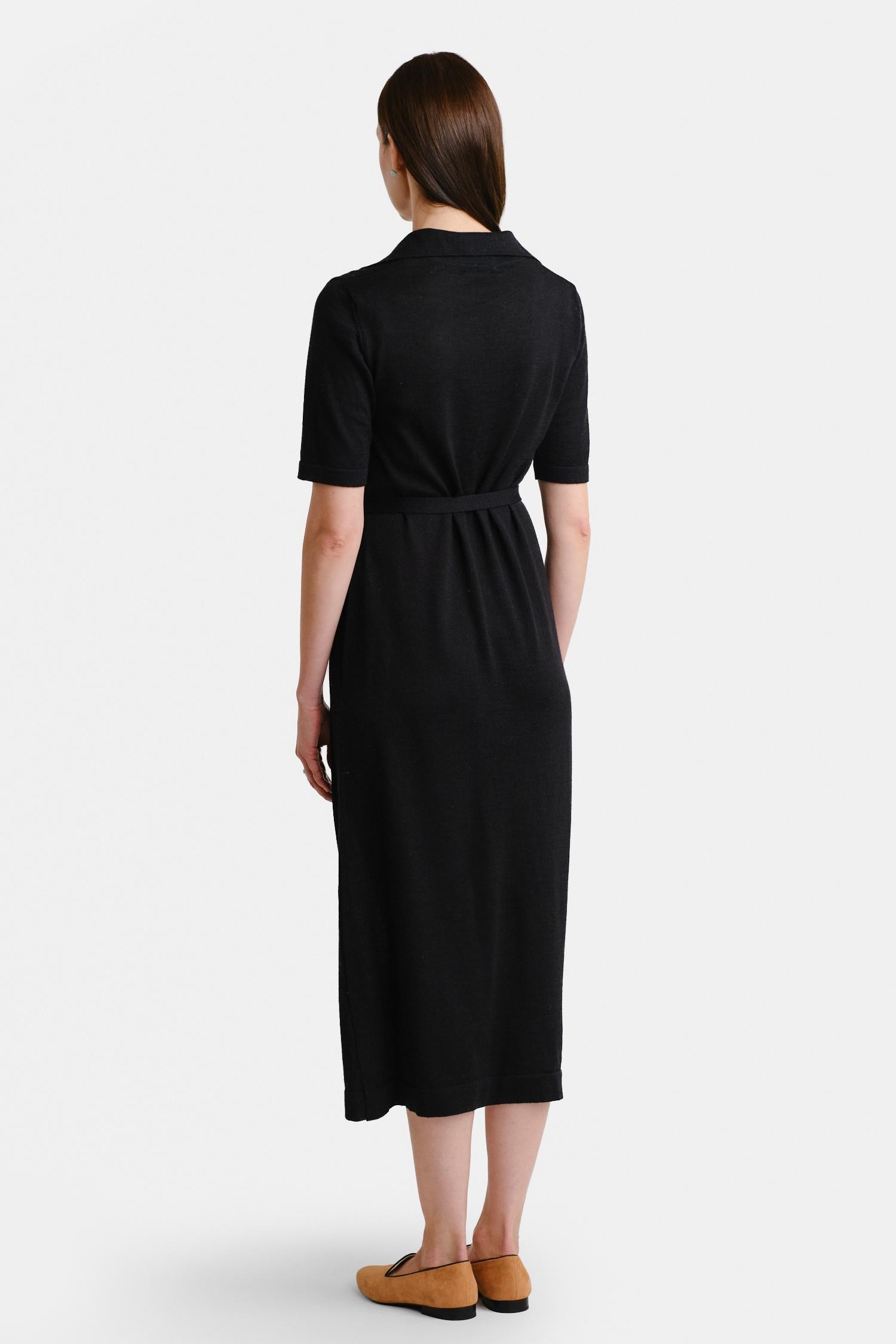 Voyage-neulemekko, musta - Image 2