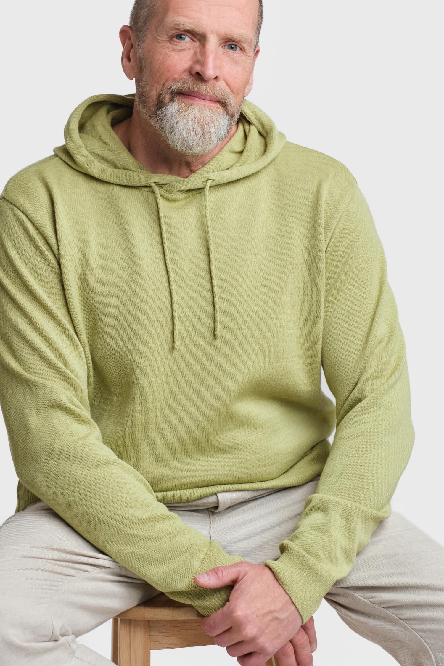 Hoodie-alpakkahuppari, päärynä