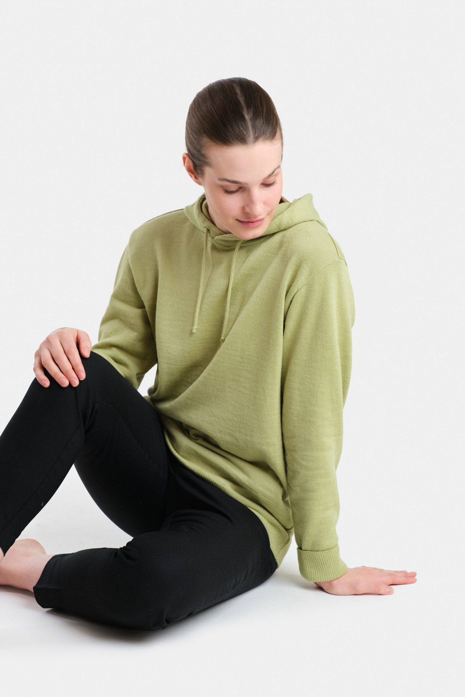 Hoodie-neulehuppari, päärynä (vanha malli) - Image 3