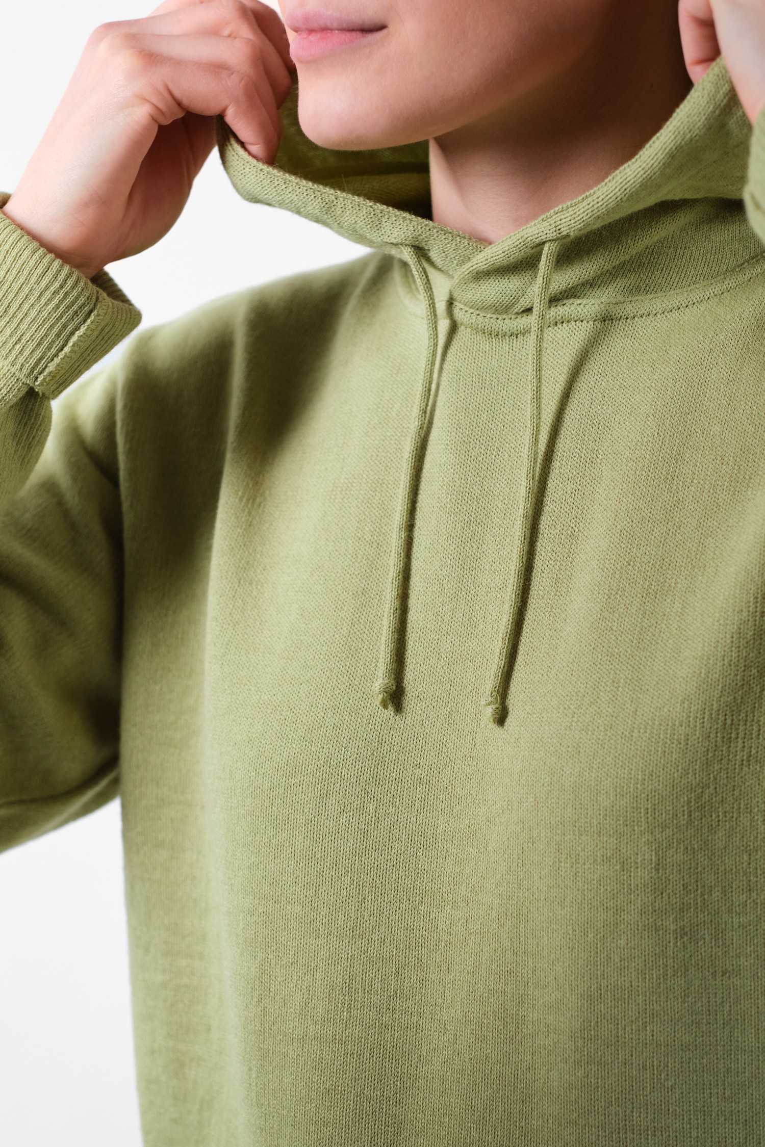 Hoodie-neulehuppari, päärynä - Image 3