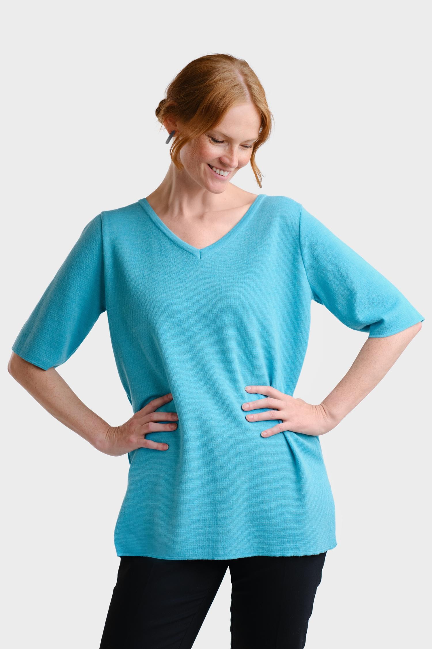 Garden-tunika, turkoosi