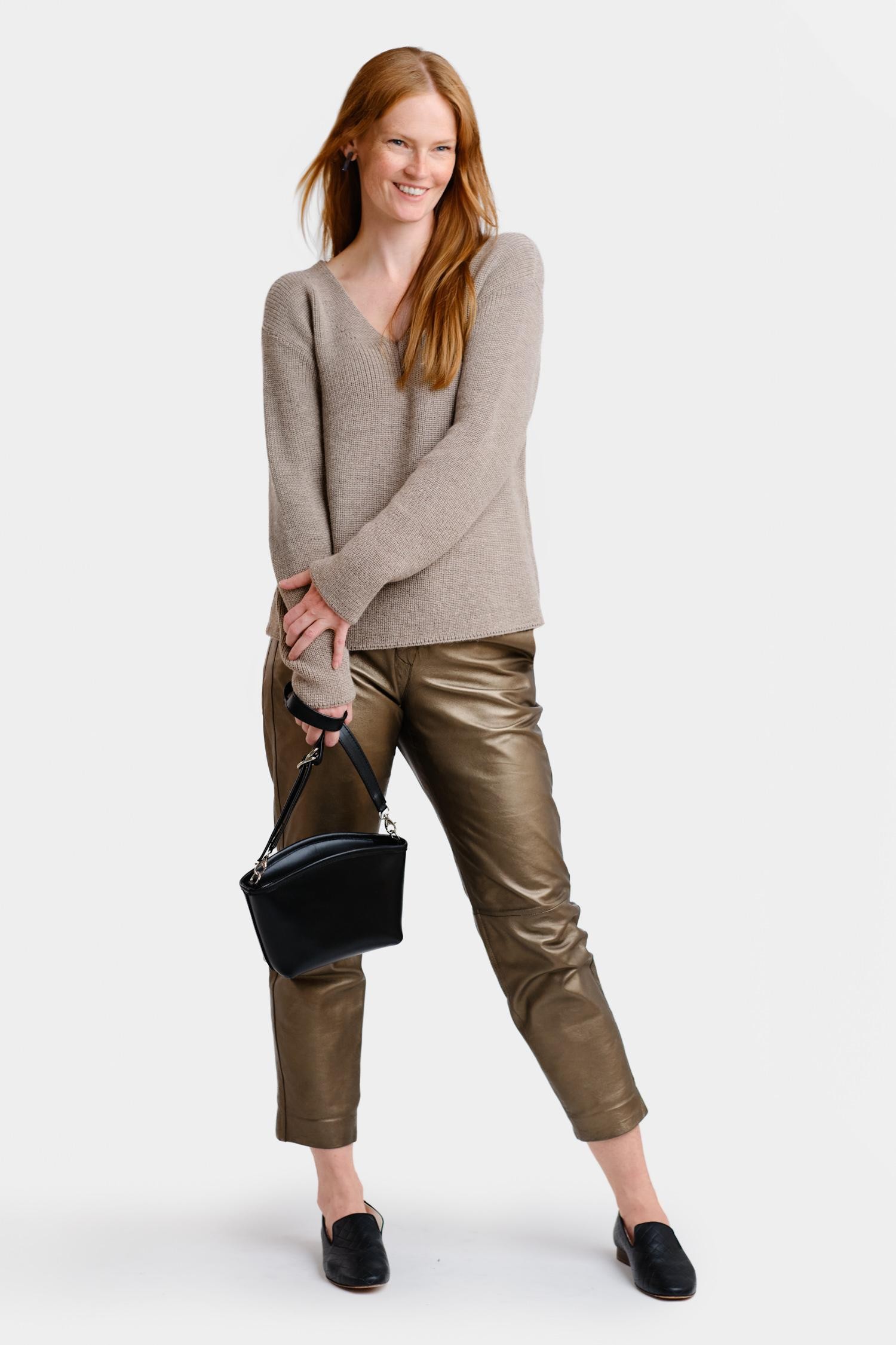 Chunky-neule, greige - Image 3