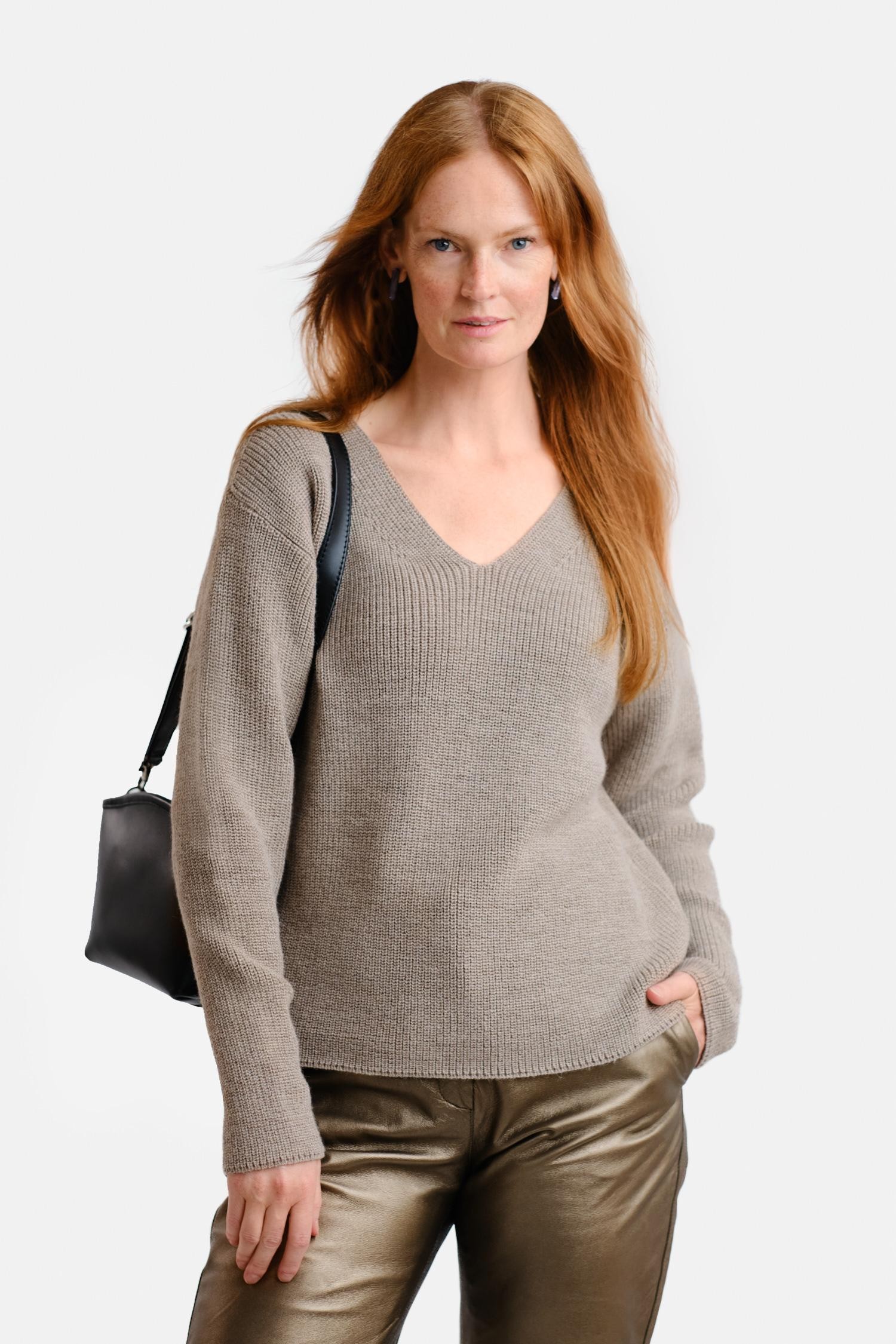 Chunky-neule, greige - Image 2