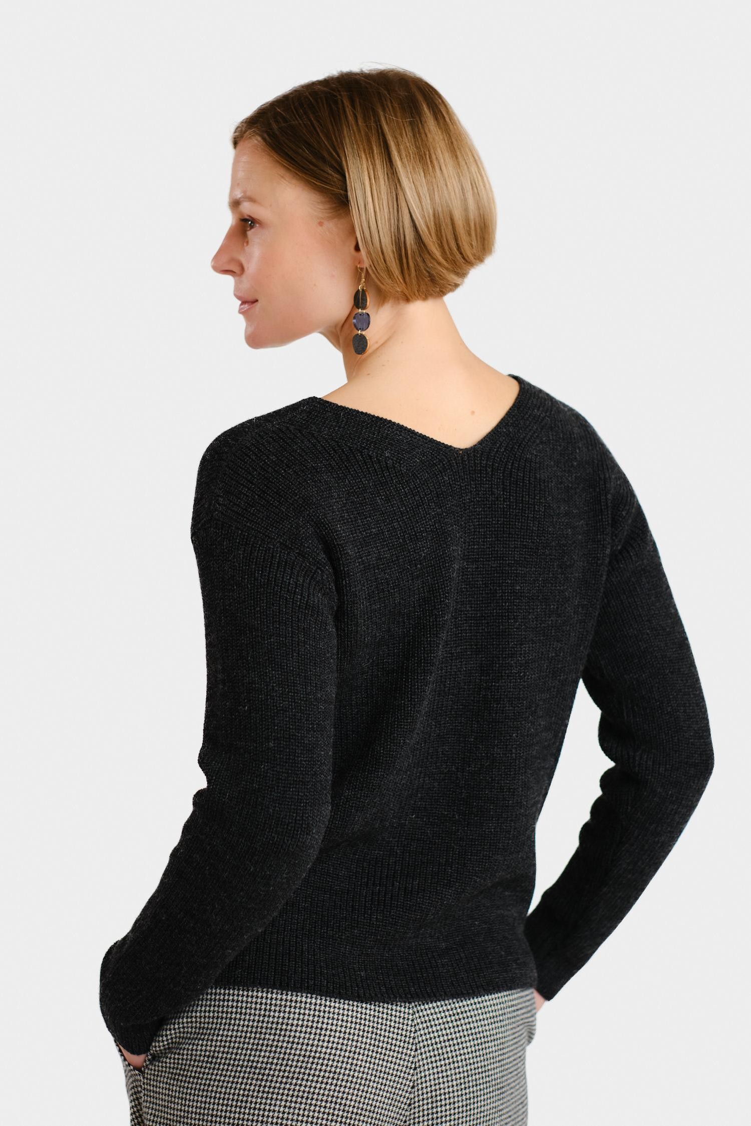 Chunky-neule, hiilenharmaa - Image 4