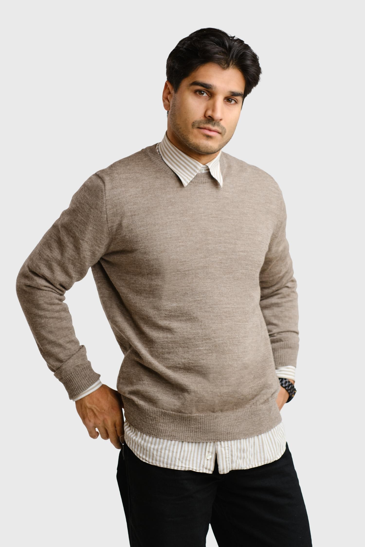 Element-neule, tumma greige - Image 2