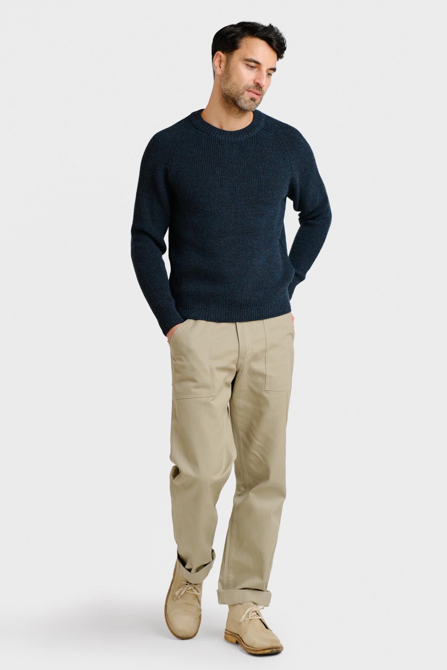 Loyal-neulepusero, tumma petrooli - Image 2