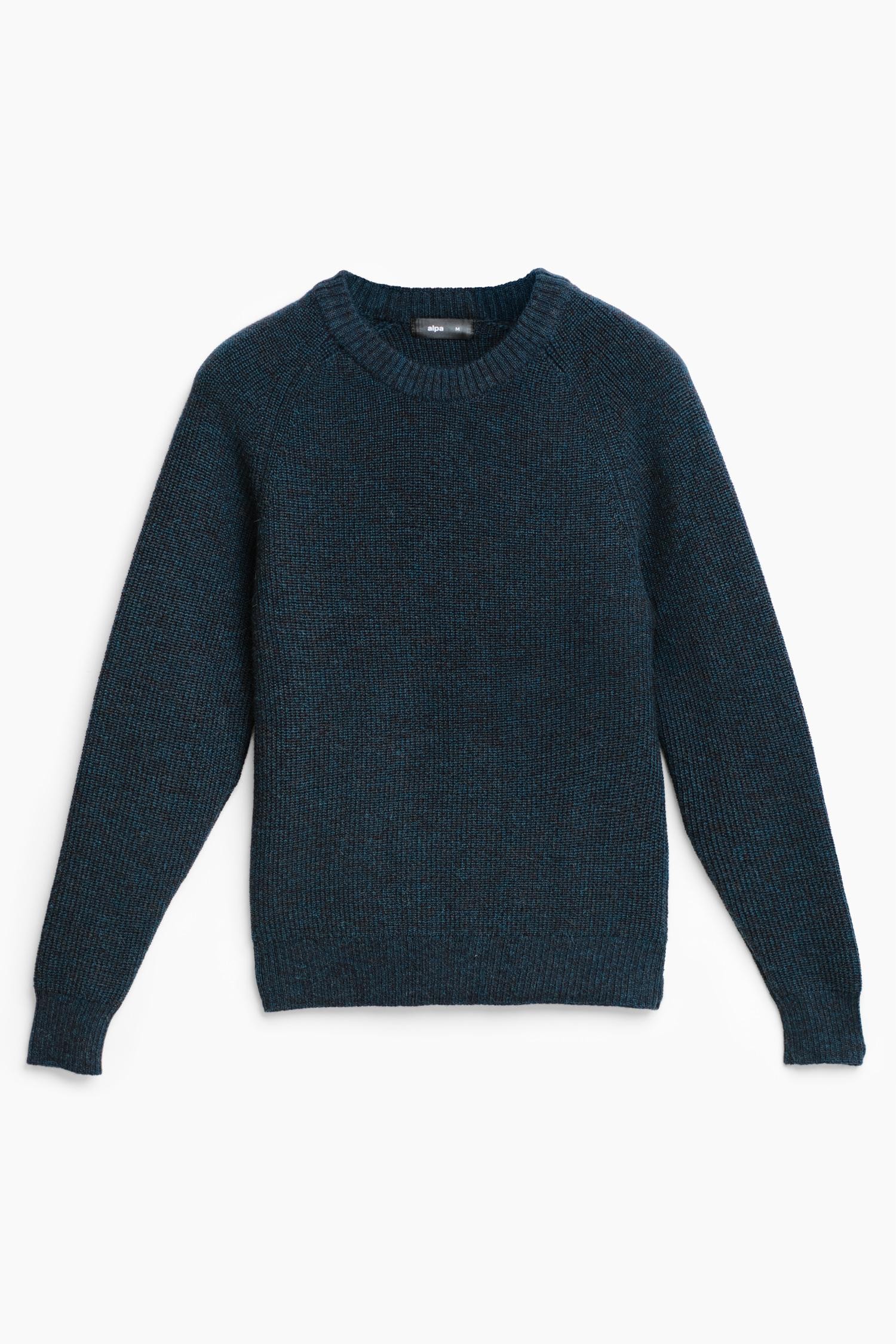 Loyal-neulepusero, tumma petrooli - Image 6