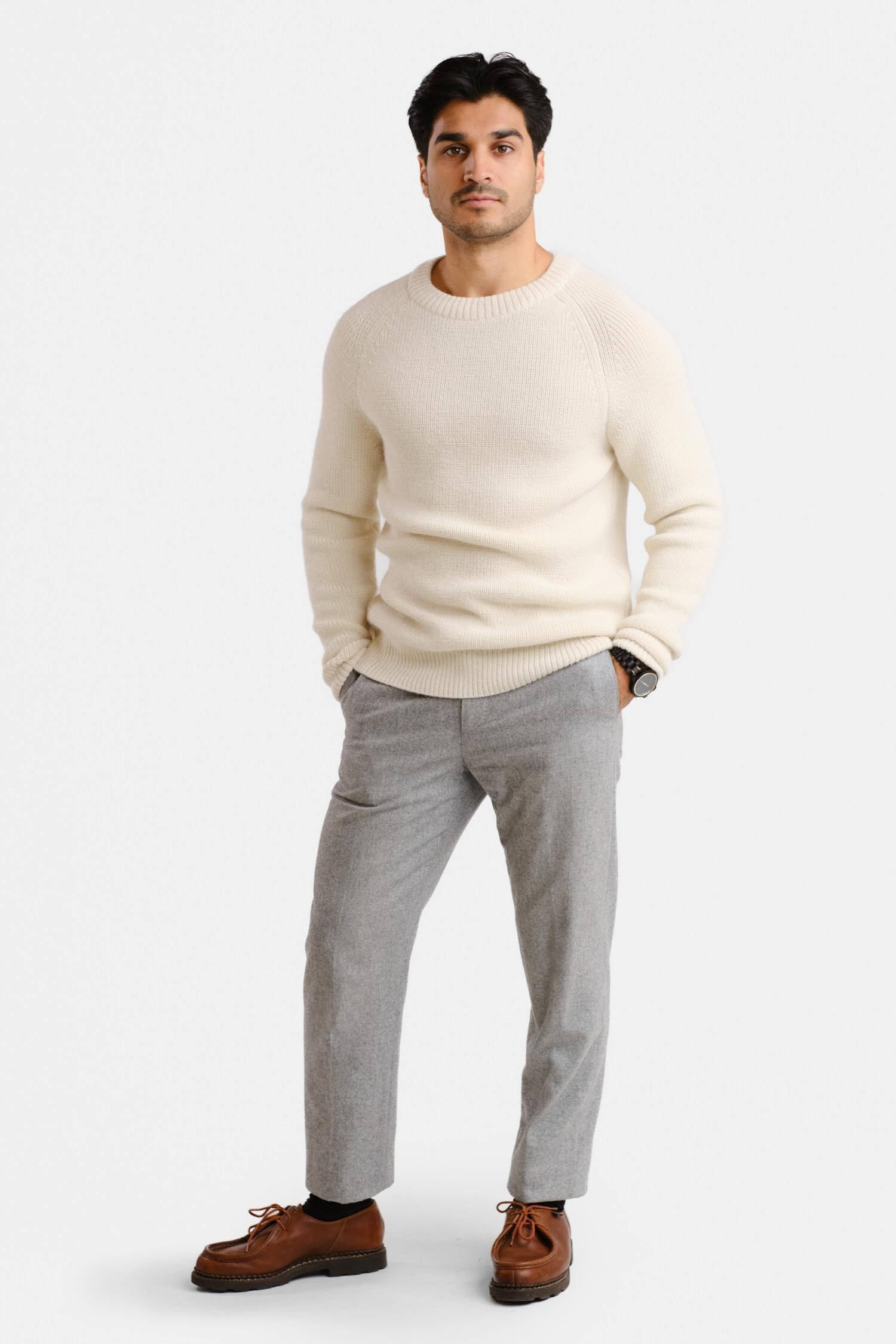 Loyal-neulepusero, luonnonvalkoinen - Image 5