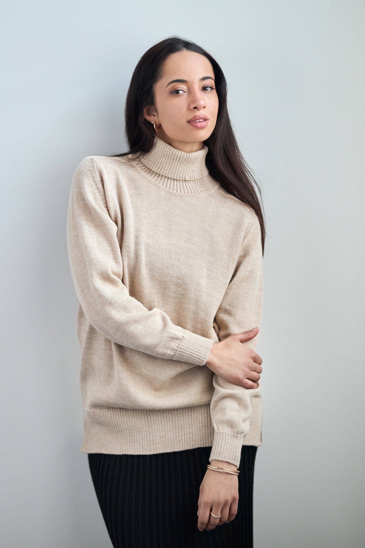 Mellow-pooloneule, Beige, XS/S, 1 LK, #6453 - Image 2