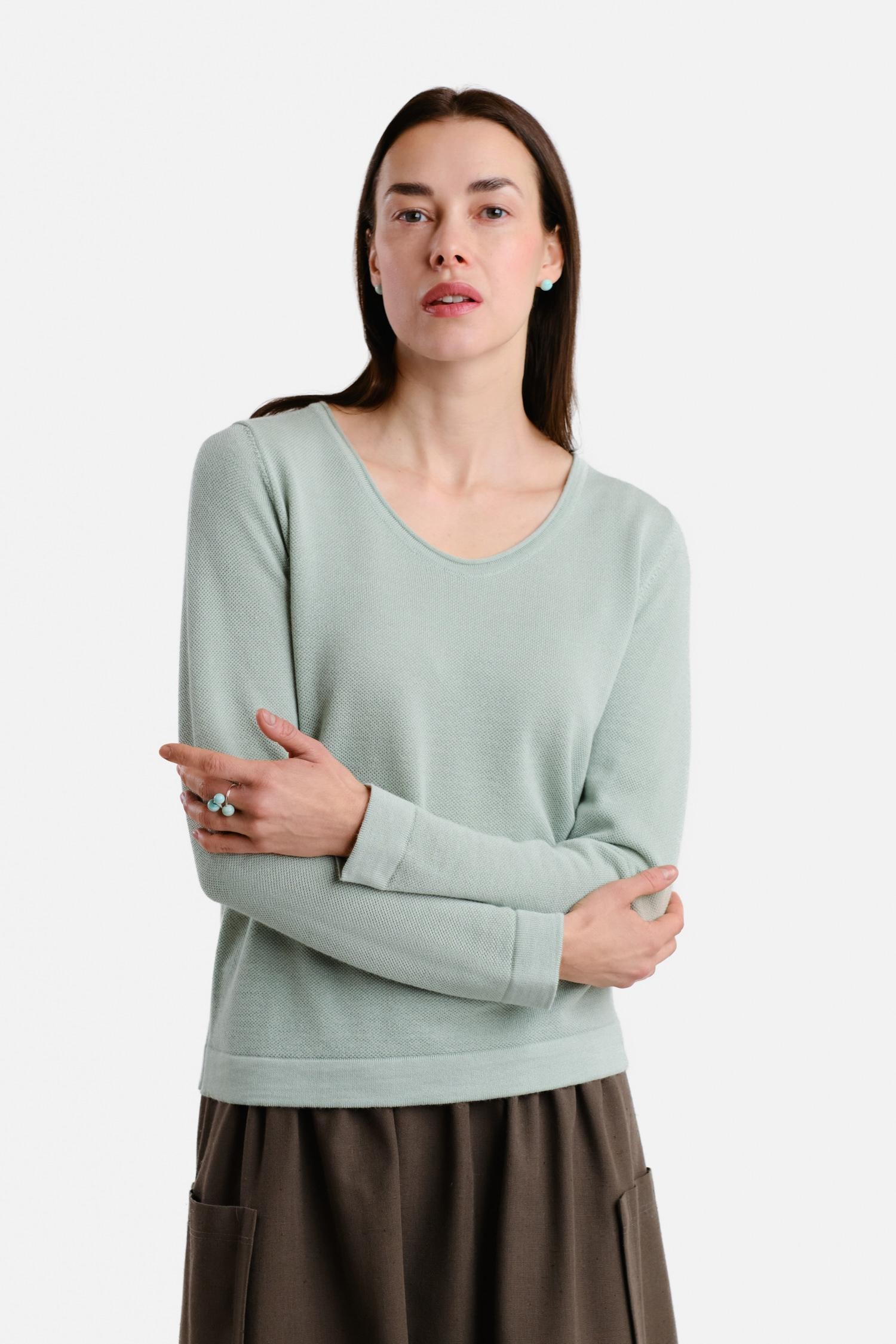 Melody-neulepusero, minttu