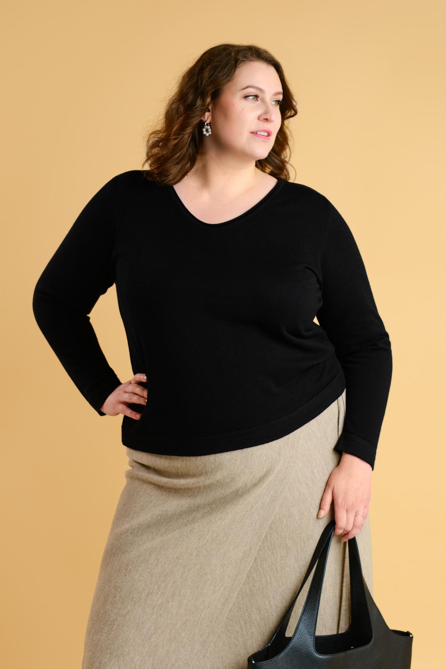 Melody-neulepusero, musta - Image 5