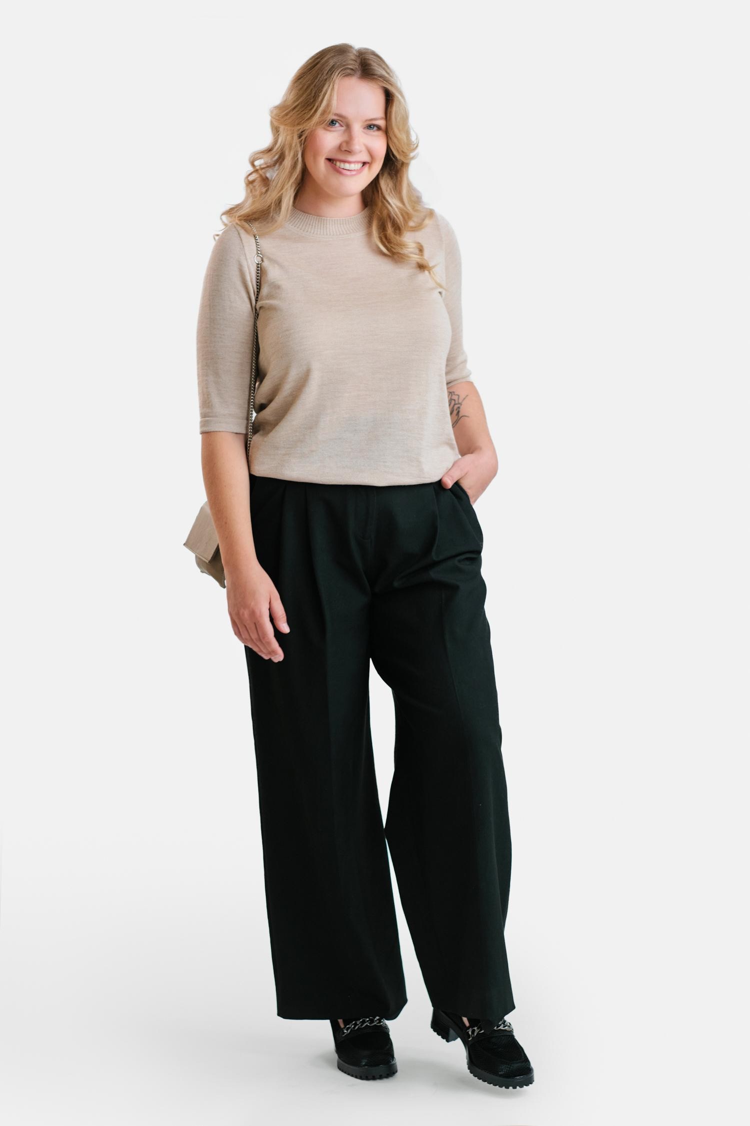 Pearl t-paita, beige