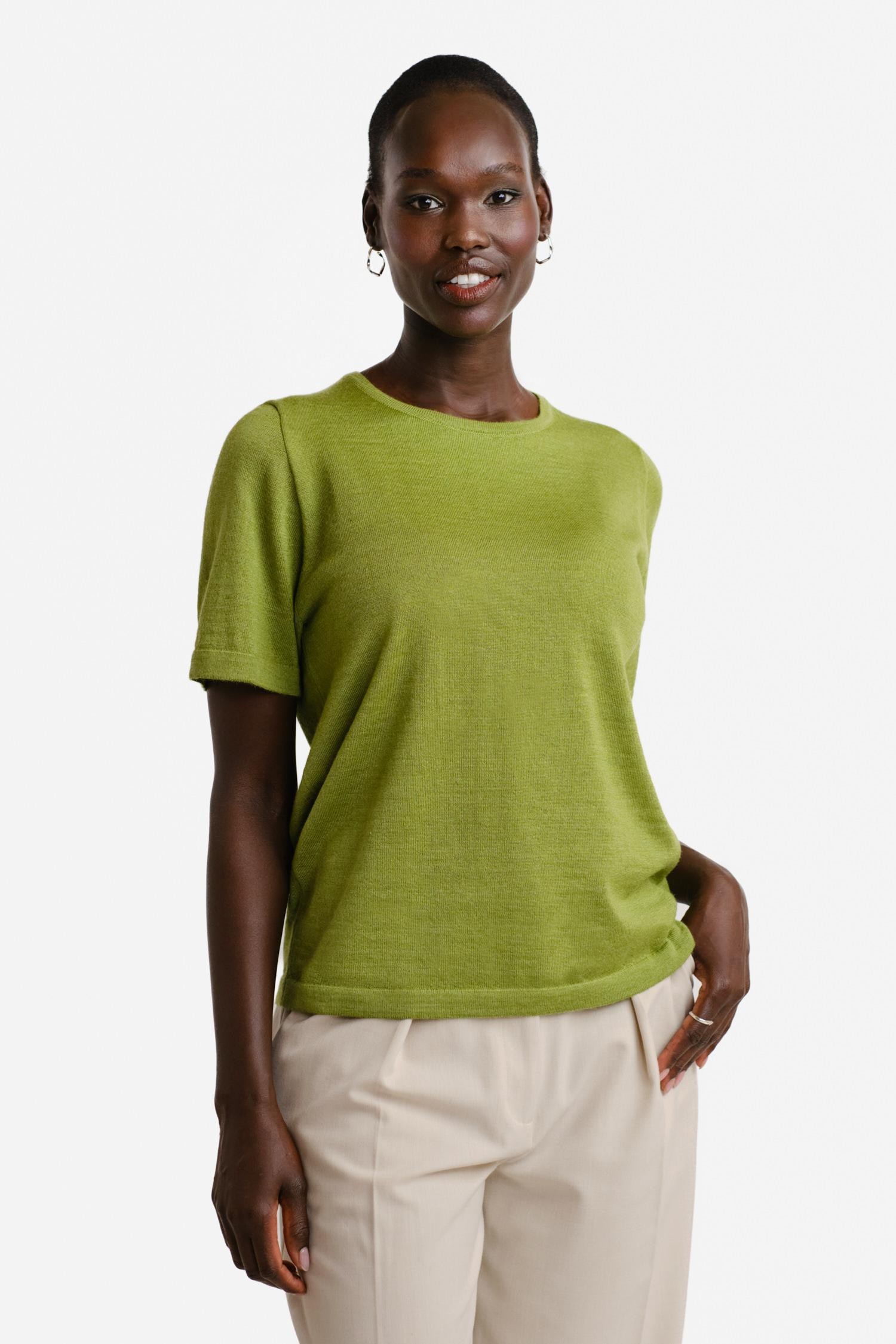 Simple t-paita, lime - Image 2