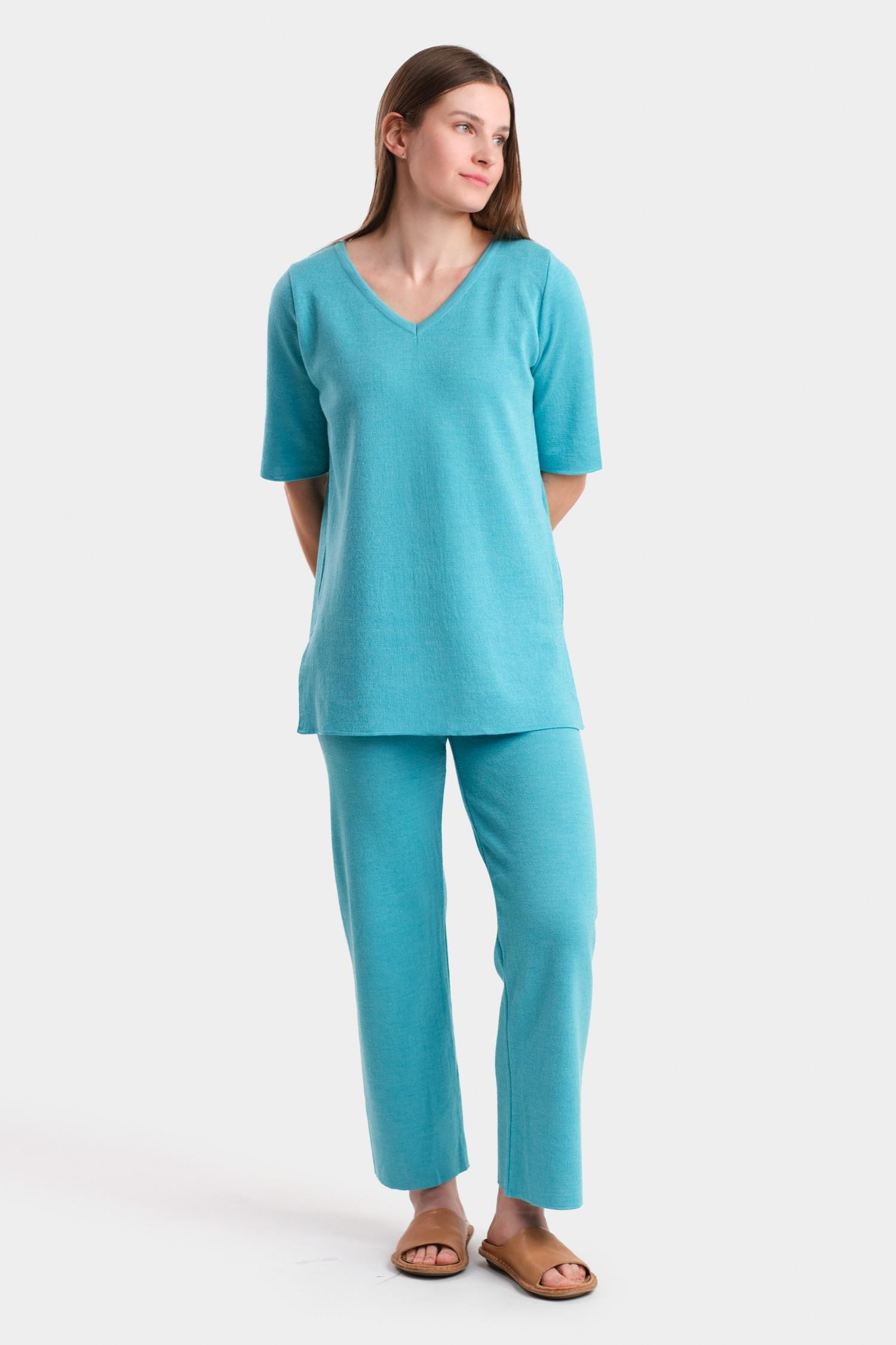 Garden-tunika, turkoosi - Image 4