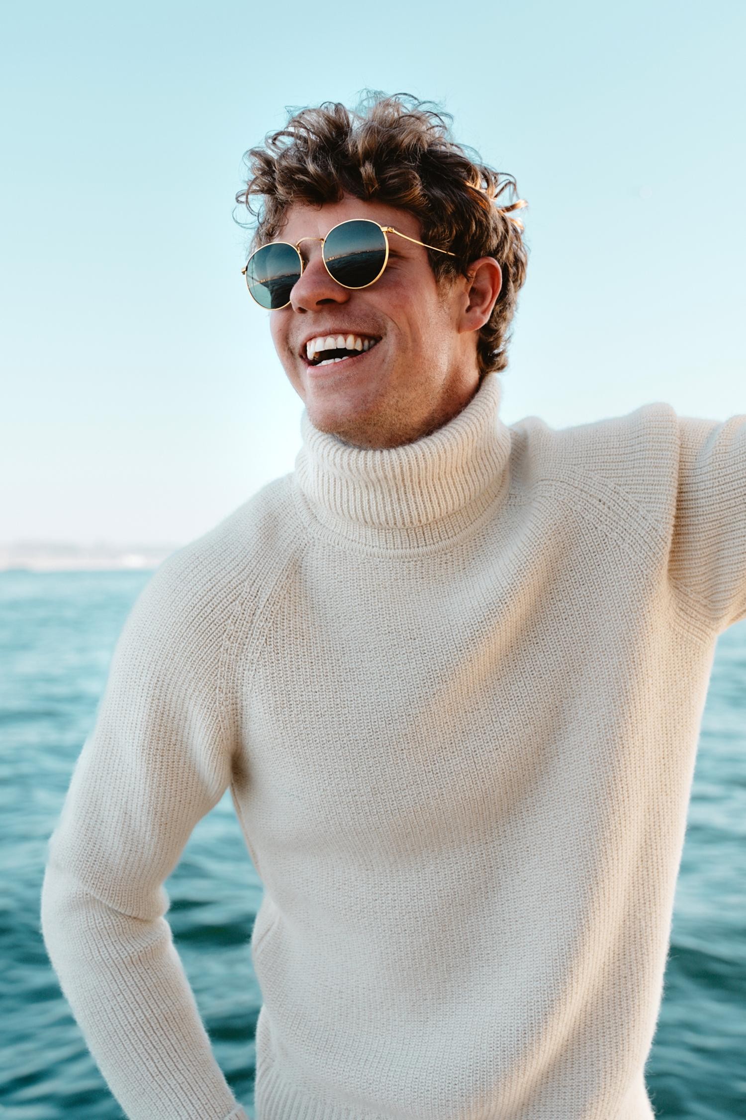 Vesikko-neule, luonnonvalkoinen - Image 2