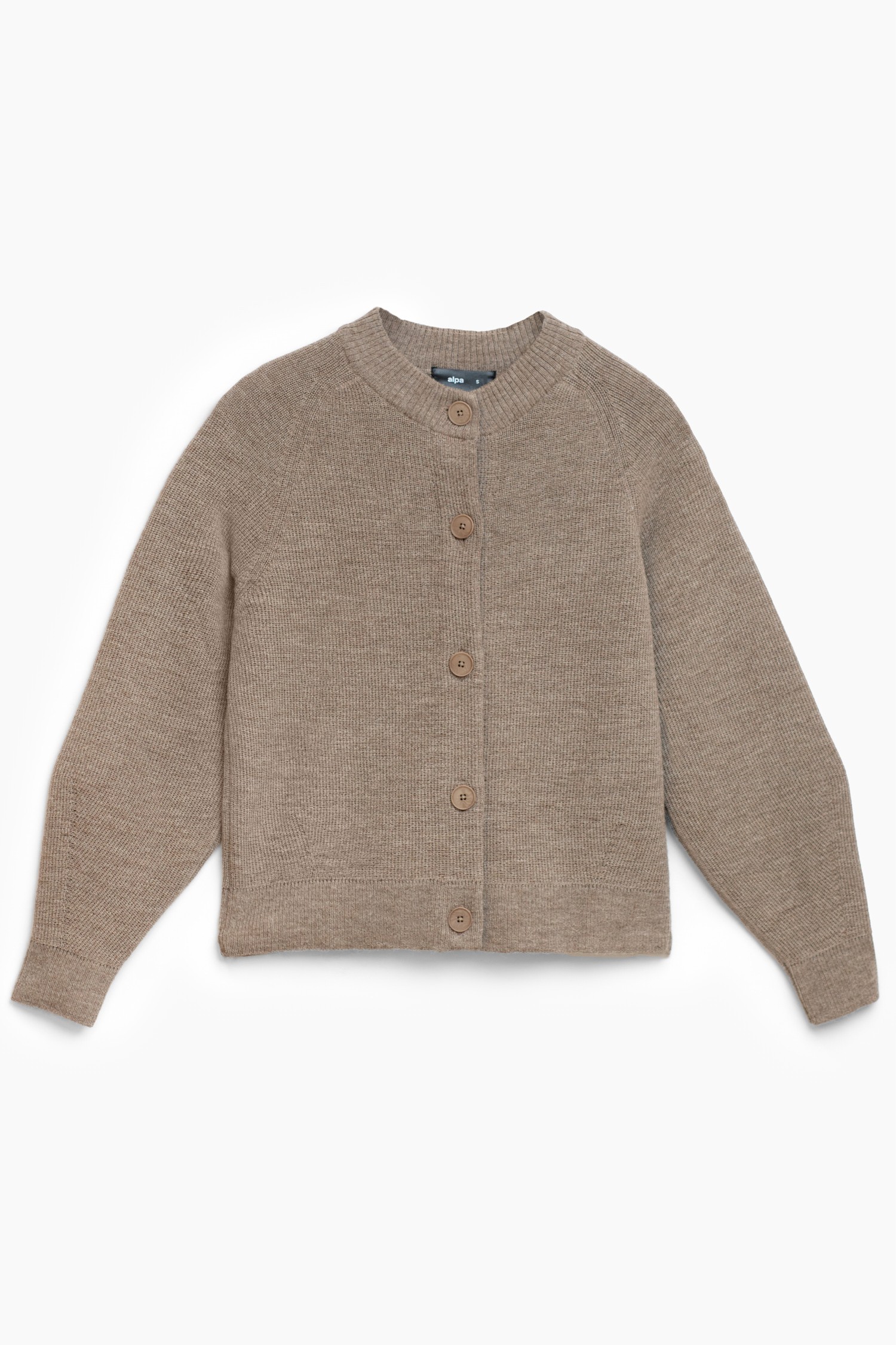 Soon-neuletakki, tumma greige - Image 7