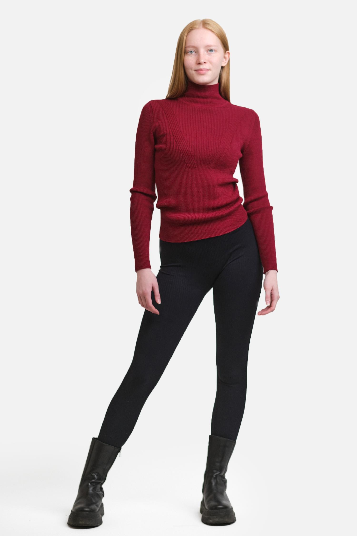 Stripe-pooloneule, karpalonpunainen - Image 3