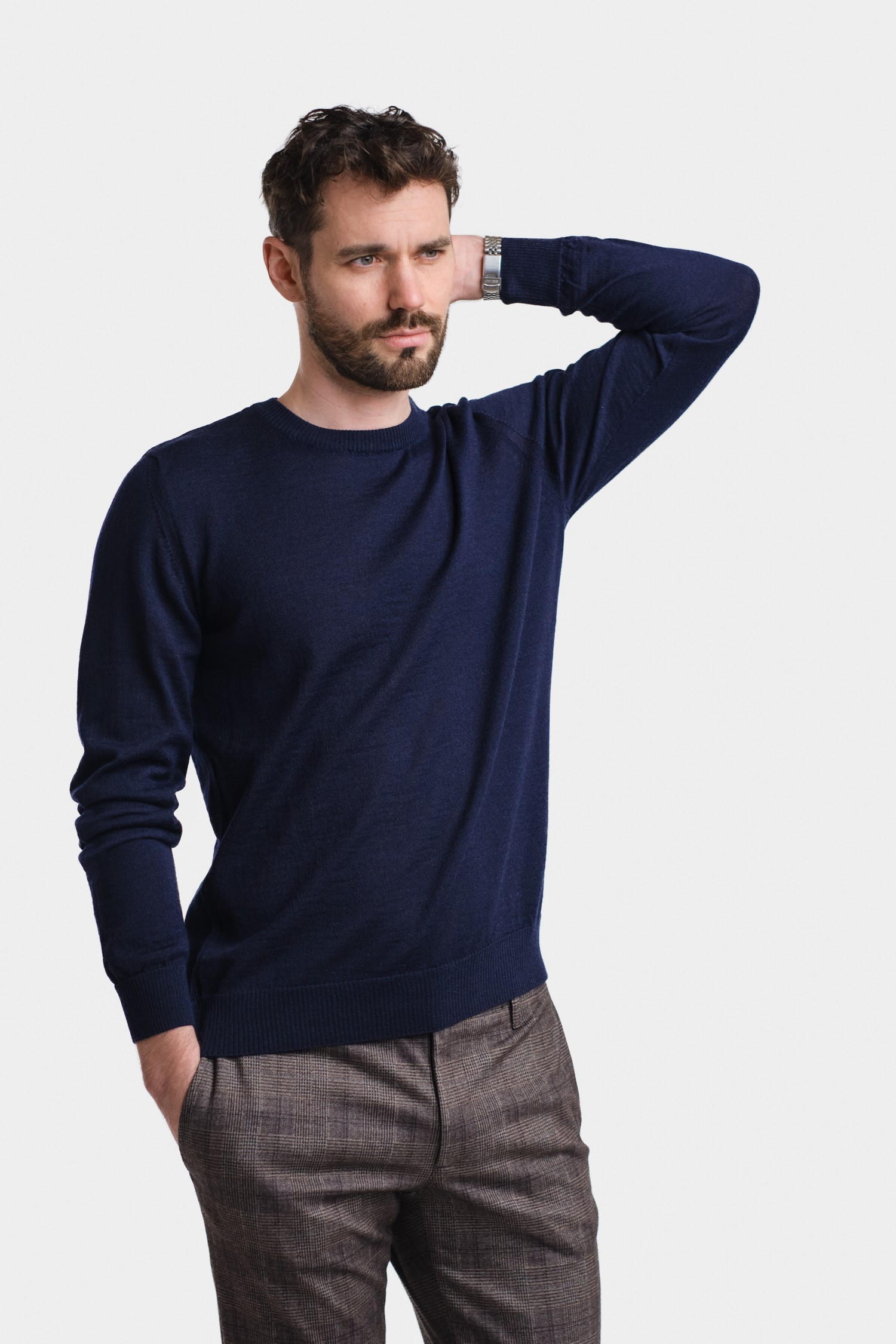 Element-neule, navy - Image 2