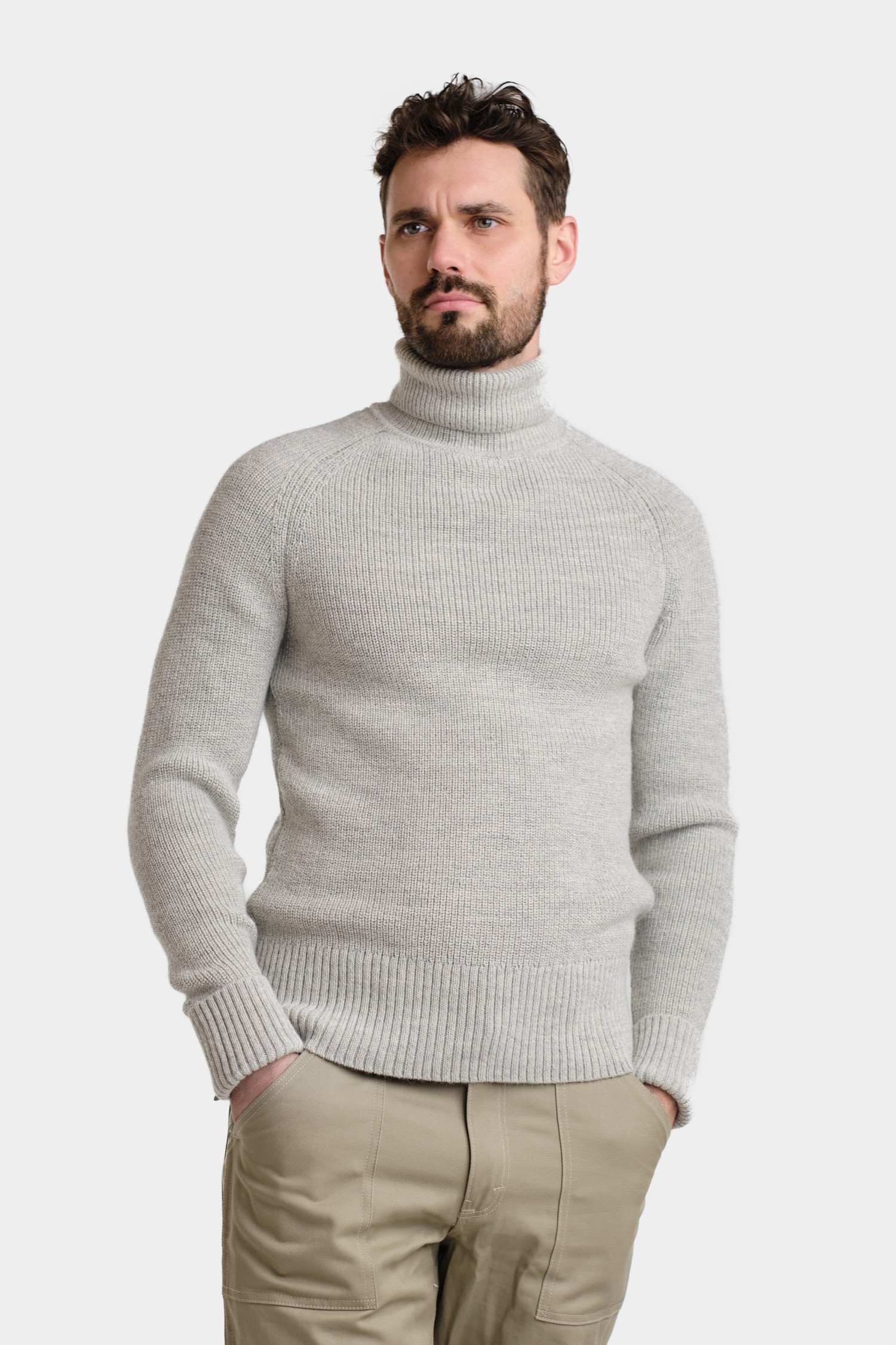 Vesikko-neule, vaaleanharmaa