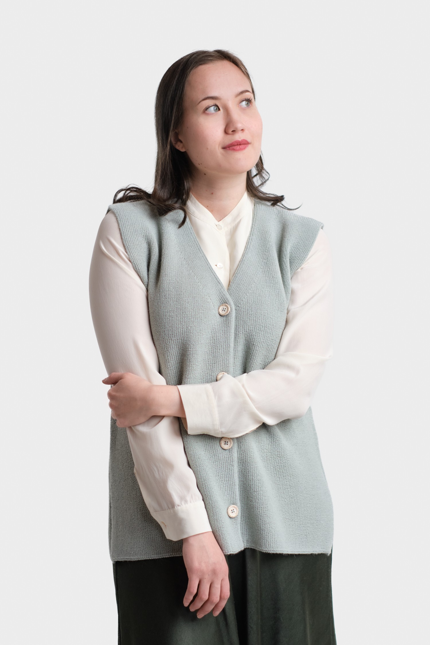 Warmly-liivi, vaalea salvia